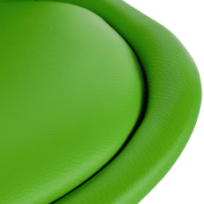 Jedálenská stolička Sofia I, syntetická koža, zelená - 6