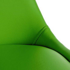 Jedálenská stolička Sofia I, syntetická koža, zelená - 7