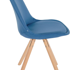 Jedálenská stolička Sofia I, textil, modrá - 4