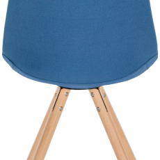 Jedálenská stolička Sofia I, textil, modrá - 5
