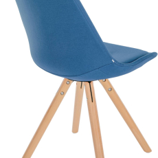 Jedálenská stolička Sofia I, textil, modrá - 6