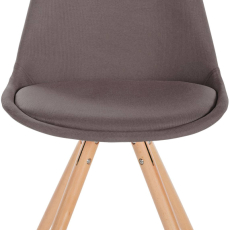 Jedálenská stolička Sofia I, textil, sivá - 3