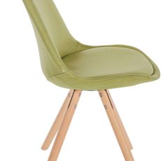 Jedálenská stolička Sofia I, textil, zelená - 4