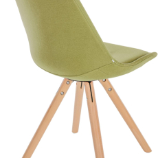 Jedálenská stolička Sofia I, textil, zelená - 6