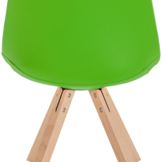 Jedálenská stolička Sofia II, syntetická koža, zelená - 4