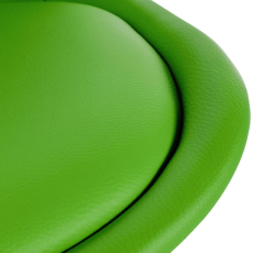 Jedálenská stolička Sofia II, syntetická koža, zelená - 6