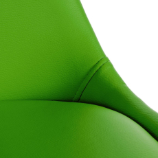 Jedálenská stolička Sofia II, syntetická koža, zelená - 7