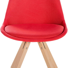 Jedálenská stolička Sofia II, textil, červená - 2