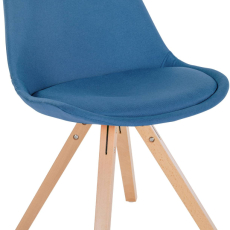 Jedálenská stolička Sofia II, textil, modrá - 1