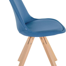 Jedálenská stolička Sofia II, textil, modrá - 3