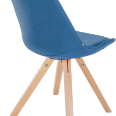Jedálenská stolička Sofia II, textil, modrá - 5