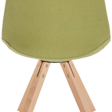 Jedálenská stolička Sofia II, textil, zelená - 4