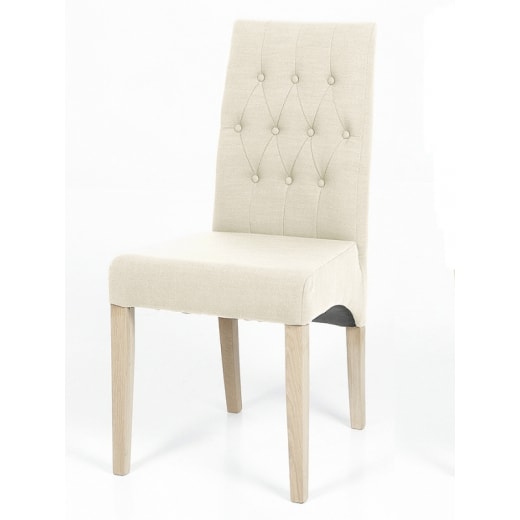 Jedálenská stolička Sparta (SET 2 ks), krémová - 1