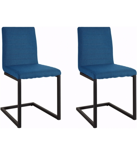 Jedálenská stolička Staf (Súprava 2 ks), modrá