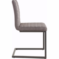 Jedálenská stolička Staf (Súprava 2 ks), sivá - 3