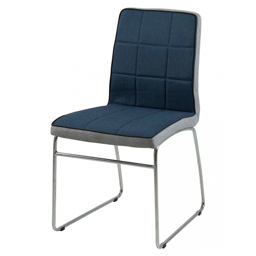 Jedálenská stolička Stina (SET 4 ks), tmavo modrá - 1