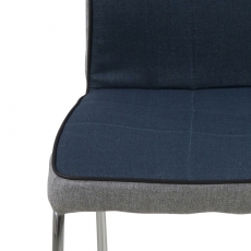 Jedálenská stolička Stina (SET 4 ks), tmavo modrá - 3