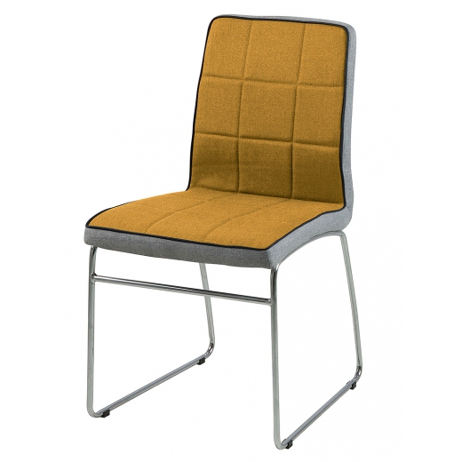 Jedálenská stolička Stina (SET 4 ks), žltá - 1