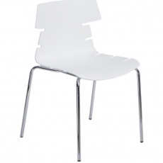 Jedálenská stolička Stolen, biela - 1