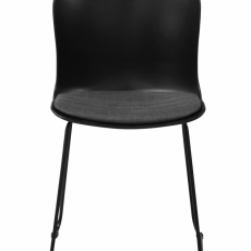 Jedálenská stolička Story (SET 2ks), tkanina, čierna - 14