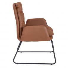 Jedálenská stolička Stuart (SET 2 ks), hnedá - 4