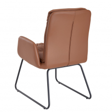 Jedálenská stolička Stuart (SET 2 ks), hnedá - 6