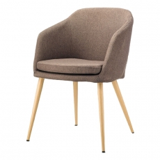 Jedálenská stolička Sven (súprava 2 ks), hnedá - 1