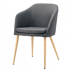 Jedálenská stolička Sven (súprava 2 ks), sivá - 1