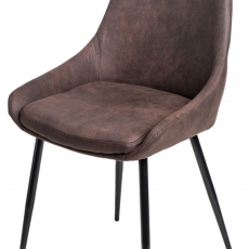 Jedálenská stolička Sweden, tmavo hnedá - 1