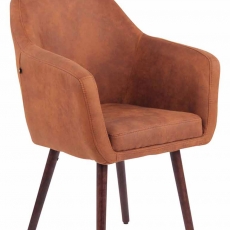 Jedálenská stolička Tappa, nohy orech, vintage - 3