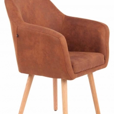 Jedálenská stolička Tappa, prírodné nohy, vintage - 3