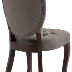 Jedálenská stolička Temara, textil, taupe - 4