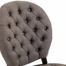Jedálenská stolička Temara, textil, taupe - 5
