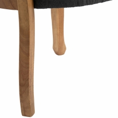 Jedálenská stolička Temara, tmavo šedá - 8