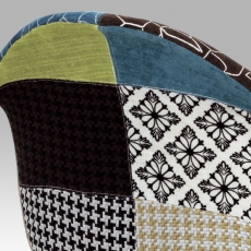 Jedálenská stolička Teresa patchwork (súprava 2 ks), farebná - 5