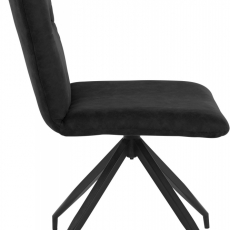 Jedálenská stolička Teril (SET 2 ks), čierna - 3