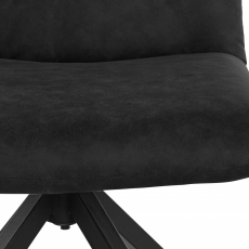 Jedálenská stolička Teril (SET 2 ks), čierna - 6