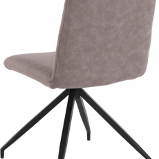Jedálenská stolička Teril (SET 2 ks), šedá - 5