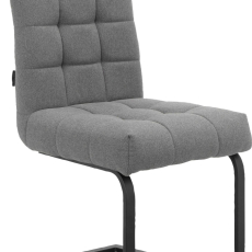 Jedálenská stolička Terza (SET 2 ks), textil, tmavo šedá - 4