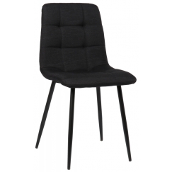 Jedálenská stolička Tilde, textil, čierna
