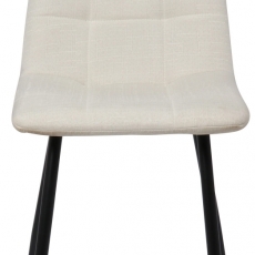 Jedálenská stolička Tilde, textil, krémová - 2