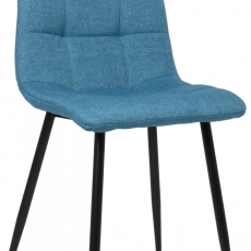 Jedálenská stolička Tilde, textil, modrá - 1