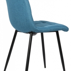 Jedálenská stolička Tilde, textil, modrá - 4