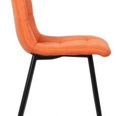 Jedálenská stolička Tilde, textil, oranžová - 3