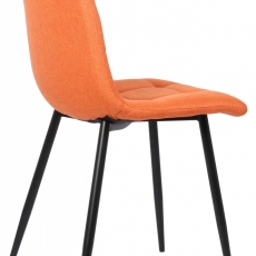 Jedálenská stolička Tilde, textil, oranžová - 4