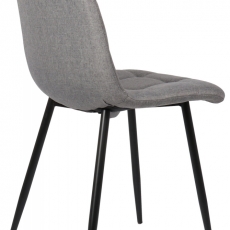 Jedálenská stolička Tilde, textil, šedá - 4
