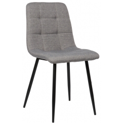 Jedálenská stolička Tilde, textil, šedá