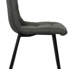 Jedálenská stolička Tilde, textil, tmavo šedá - 3