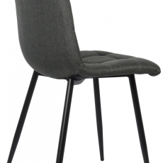 Jedálenská stolička Tilde, textil, tmavo šedá - 4