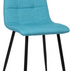 Jedálenská stolička Tilde, textil, tyrkysová - 1